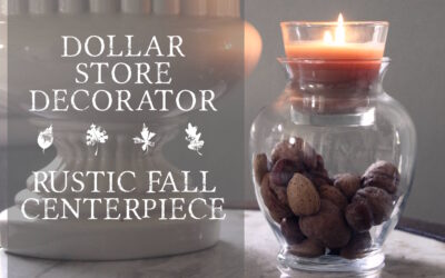 Dollar Store Hack {fall centerpiece}