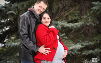 The Burnsides {Winter Maternity Session}