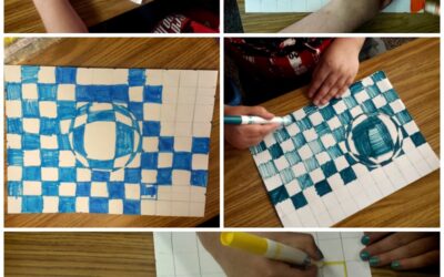 3rd Grade Optical Illusions {Artists in the Schools}