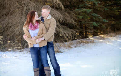 Emily + Author { Winter Engagement Photos }