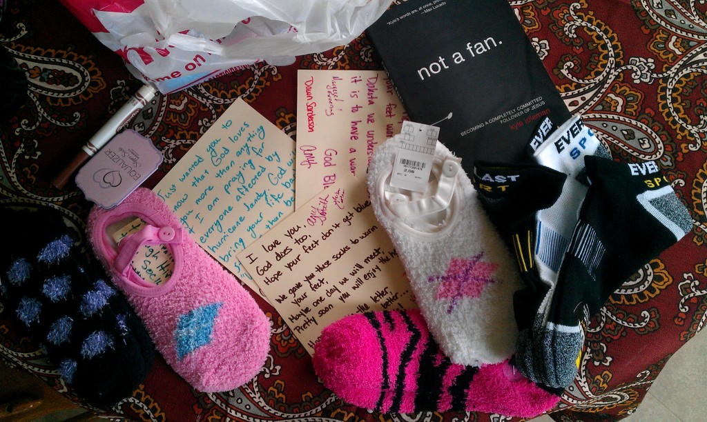 Socks for Sandy