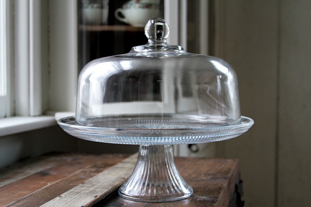 Use a cake stand as a truffle dish or centerpiece