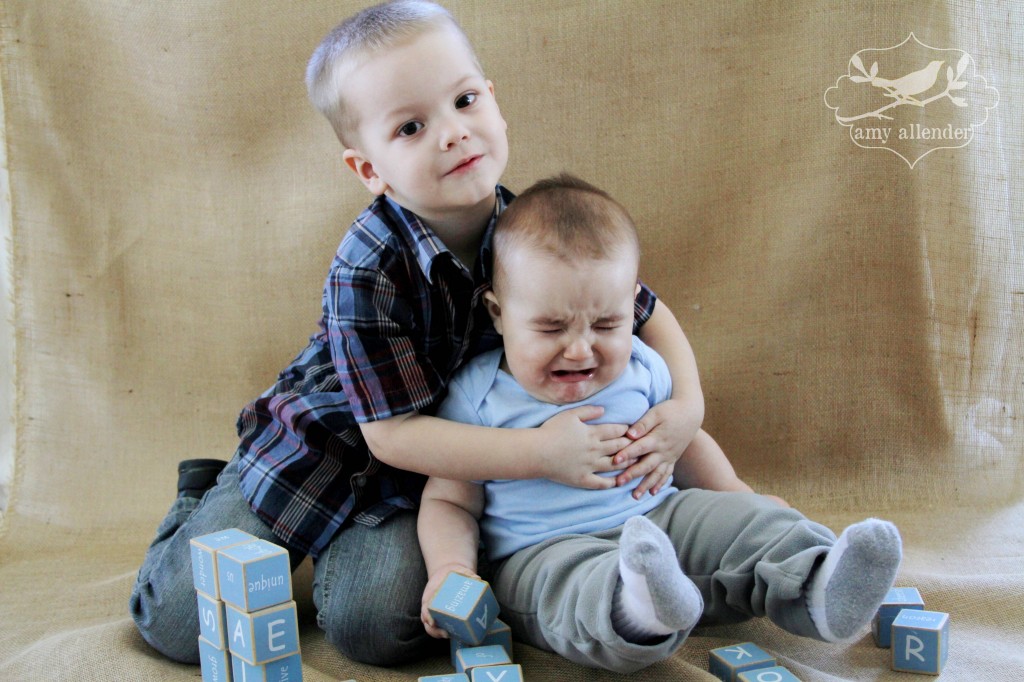 Just Two Bros Getting the Portrait Made