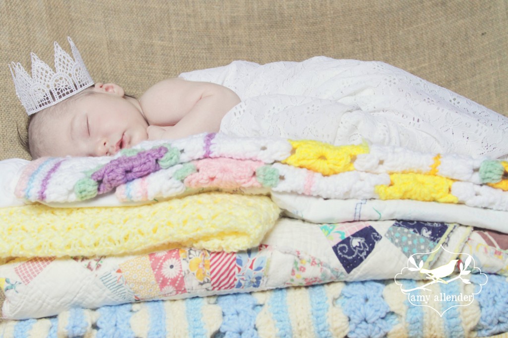 Princess and the Pea New Born Session 2