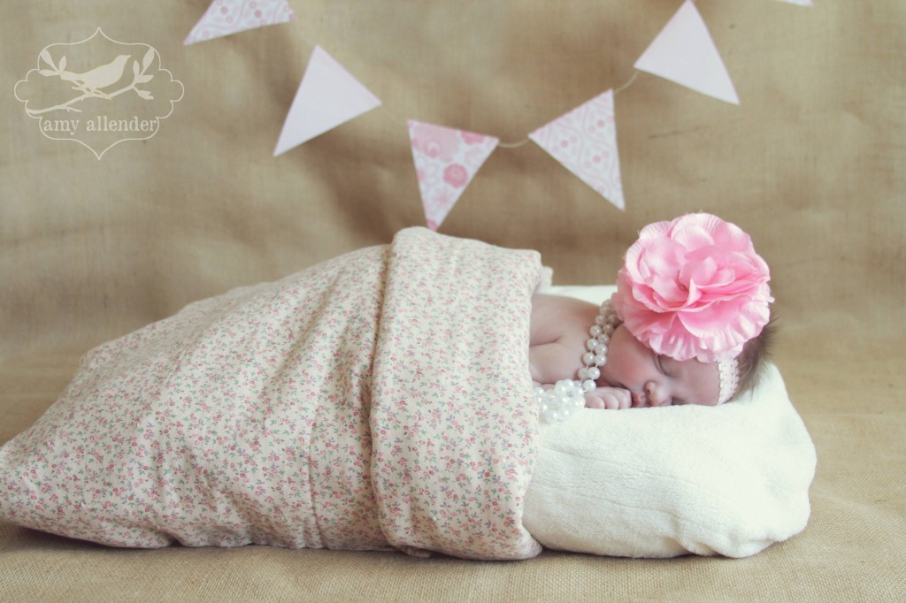 Vintage inspired newborn photography