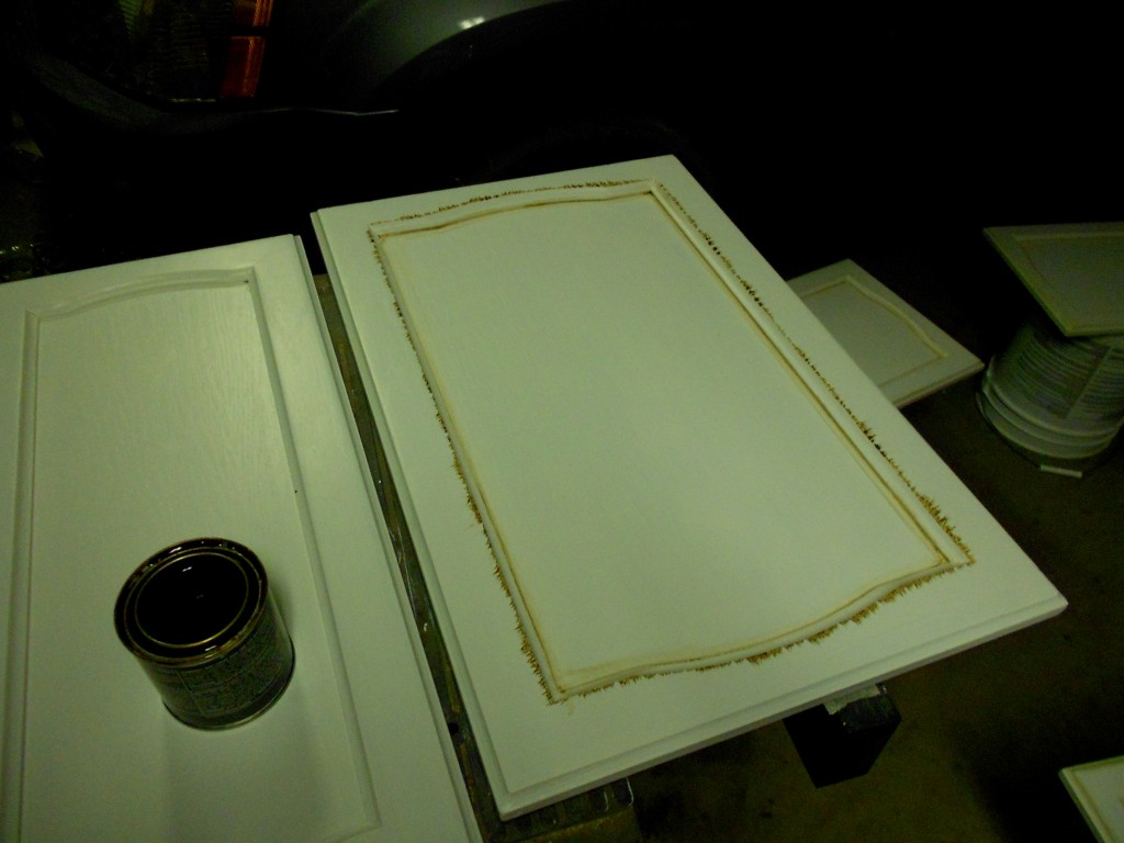 How to glaze cabinet doors 2