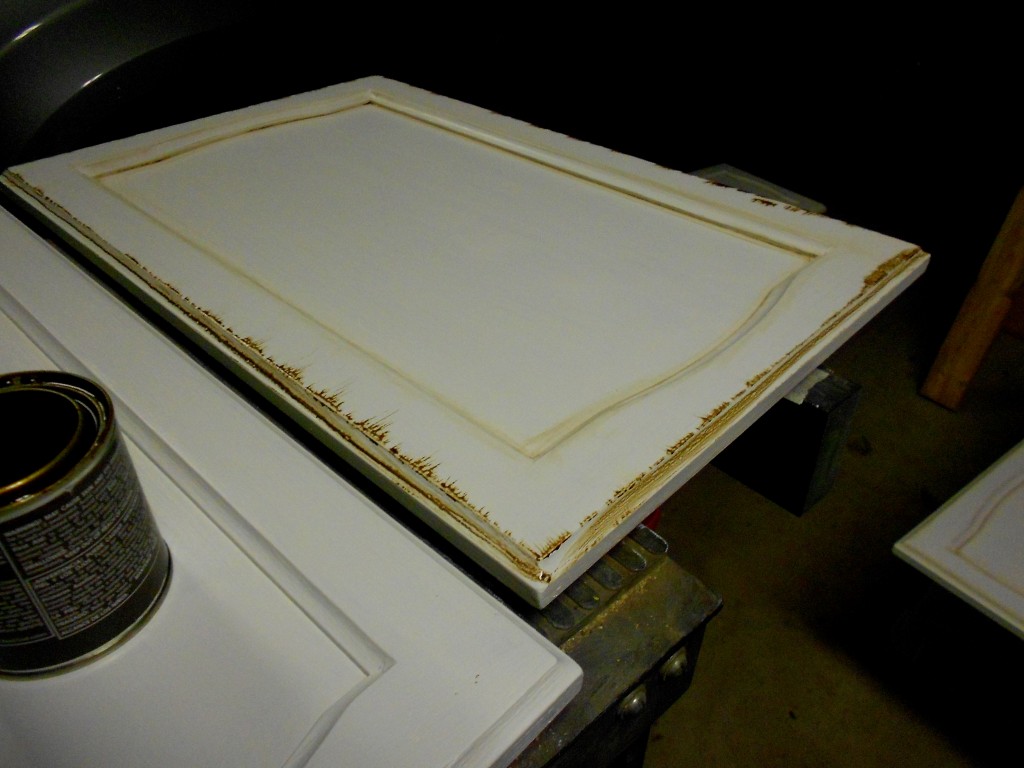 How to glaze cabinets 3