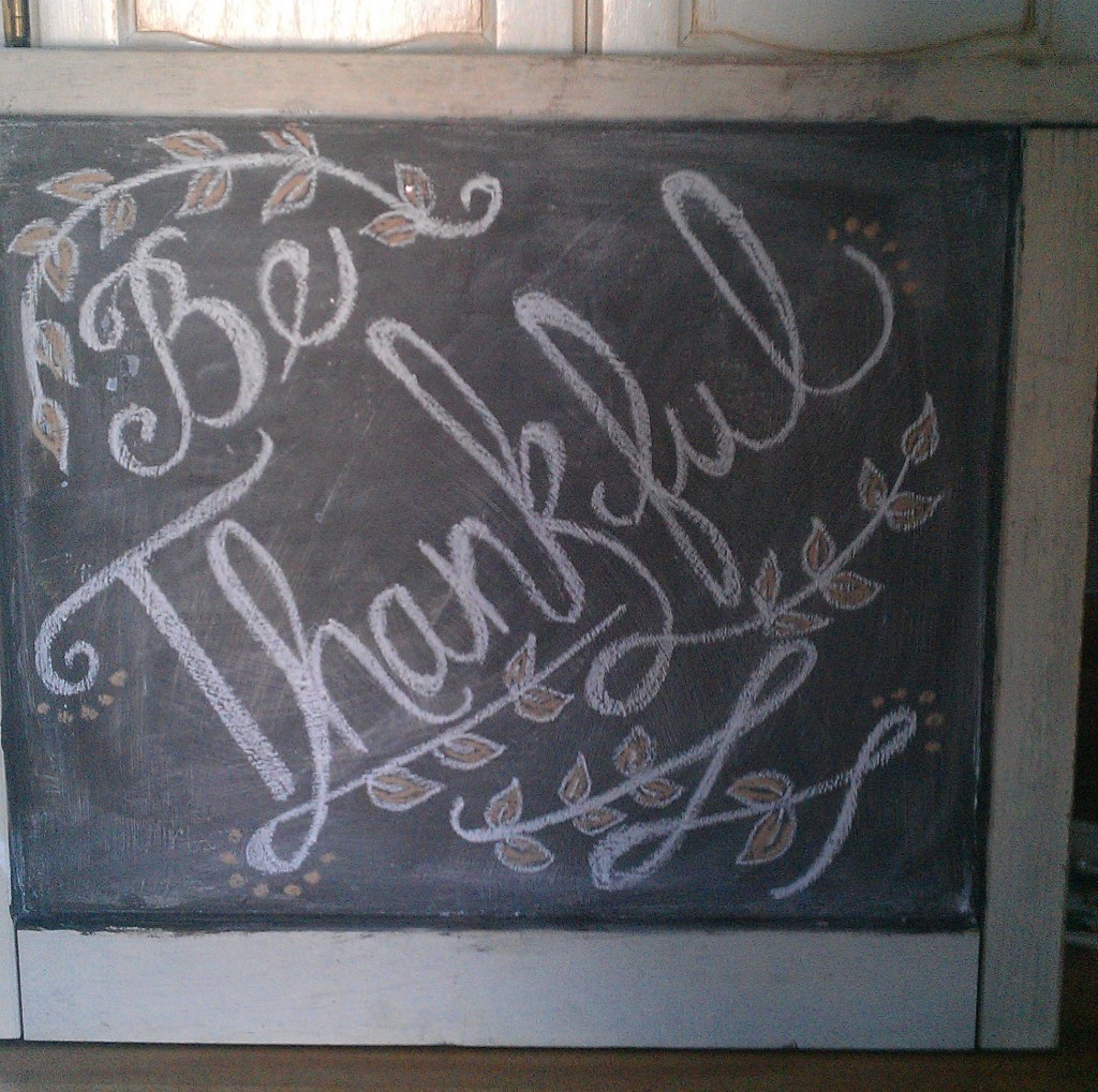 Thanksgiving Chalkboard