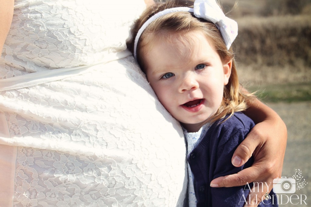 Maternity photography with kids