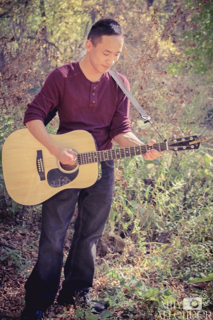 fall Senior portrait guitar