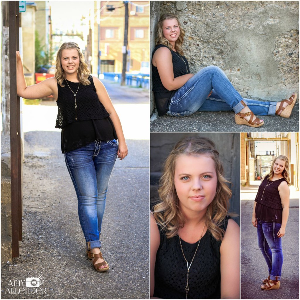 alley senior photos