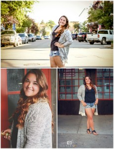 downtown senior portraits